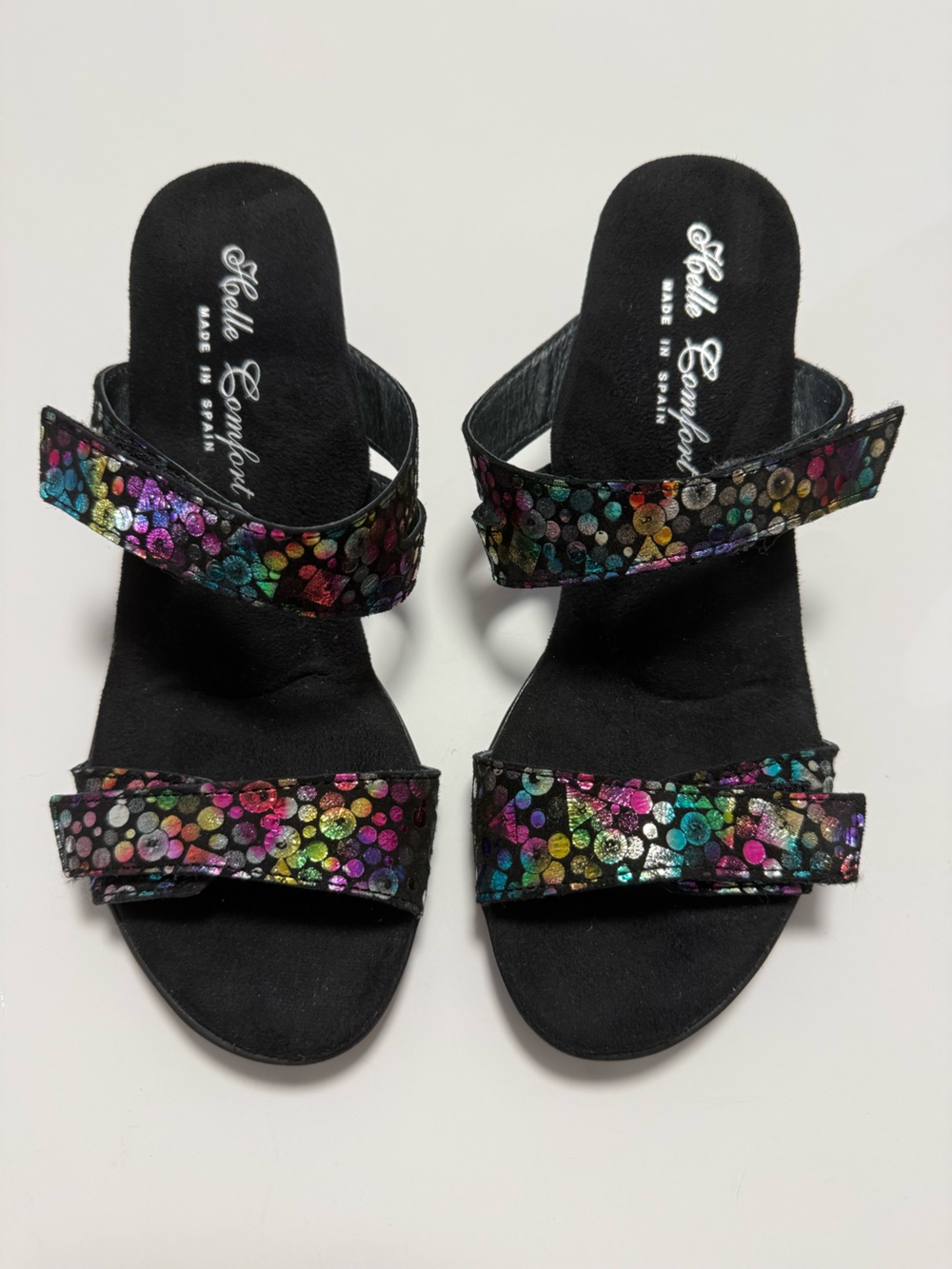 Helle Comfort Slide Sandals 38 Multicolor